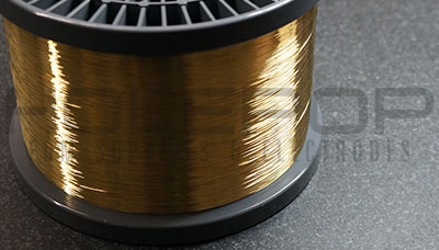 A spool of EDM wire.