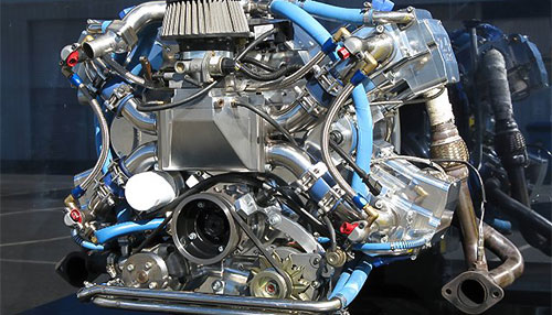 A car engine.