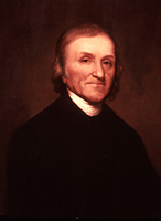A portrait of 18th century philosopher, theologian, and scientist Joseph Priestley.